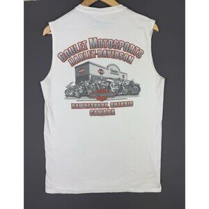 Vintage Y2K Harley Davidson Hawkesbury Ontario Canada Goulet Motorsports Shirt